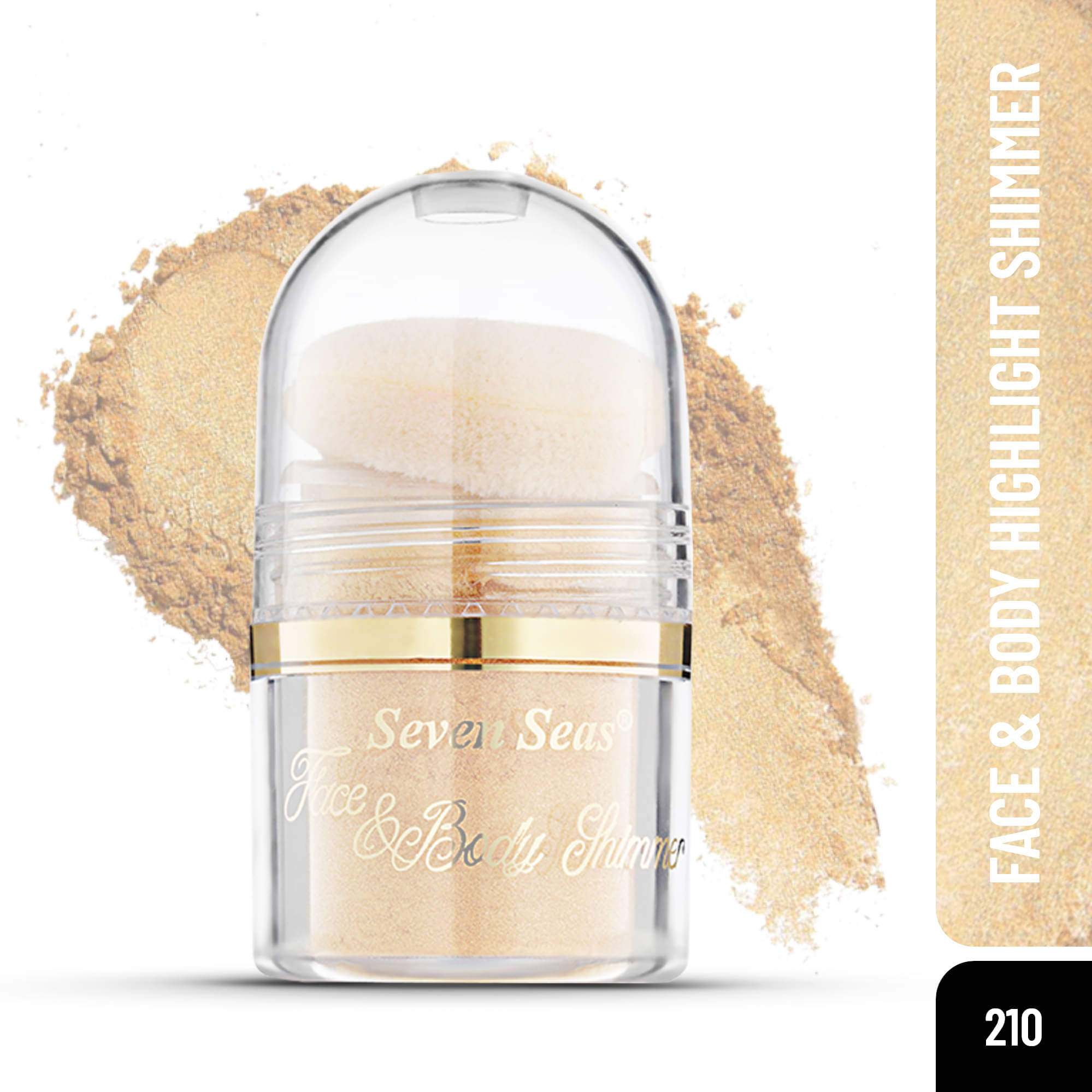     			Seven Seas face & Body Shimmer Highlighter | Highlighter for Face and Body