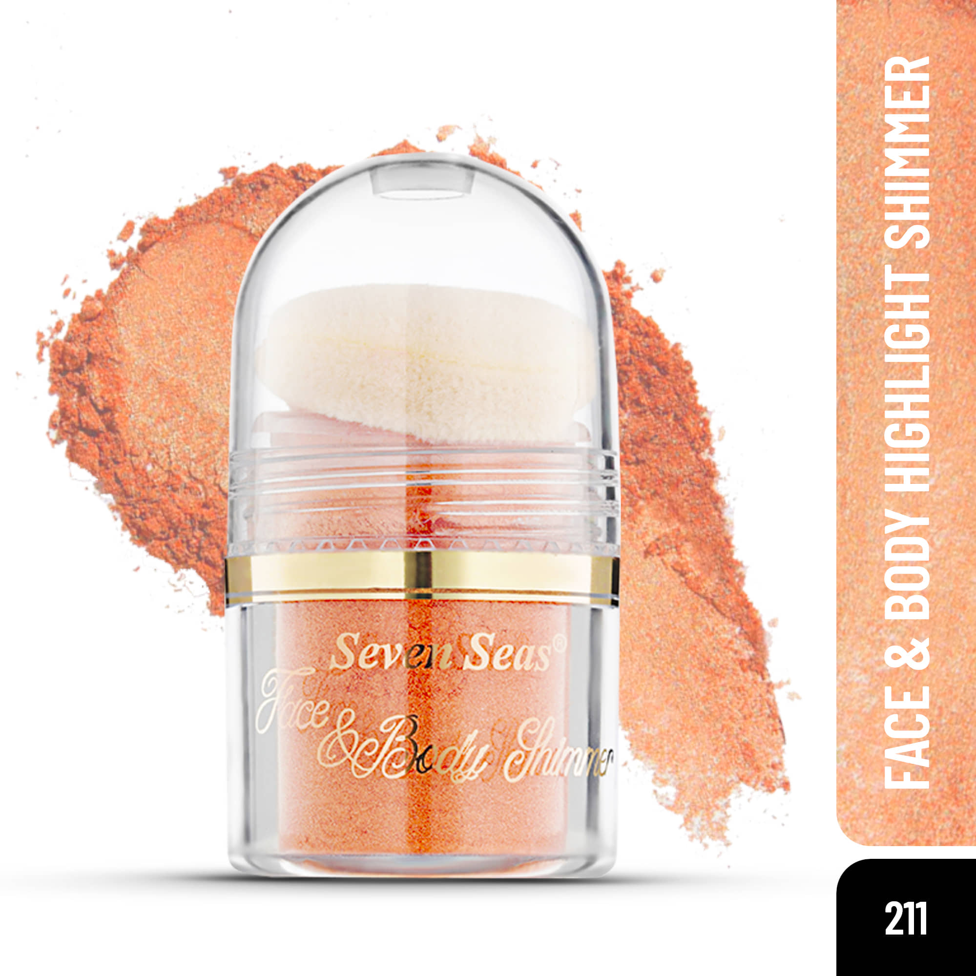 Seven Seas face & Body Shimmer Highlighter | Highlighter for Face and Body