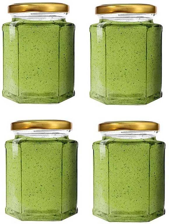 Somil  Glass Container Glass Transparent Utility Container ( Set of 4 )