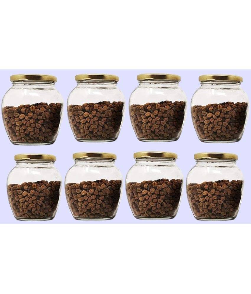     			Somil  Glass Container Glass Transparent Utility Container ( Set of 8 )