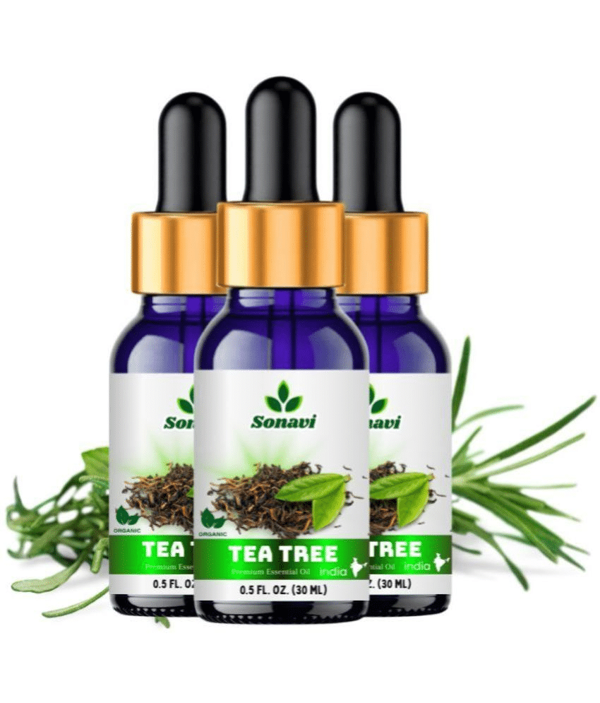 Sonavi Tea Tree Stress Relief Essential Oil Green With Dropper 90 mL ( Pack of 3 ) Sonavi Tea Tree Stress Relief Essential Oil Green With Dropper 90 mL ( Pack of 3 )