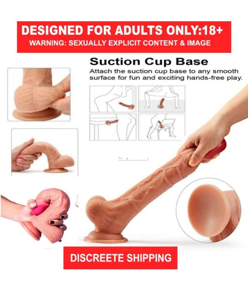 10 Inch XXL Realistic Dildo with Powerful Suction Cup Realistic Penis Sex Toy Flexible G-spot Dildo with C Shape Shaft and Ball adult products silicon dildos Suction dildo women sex toy for men