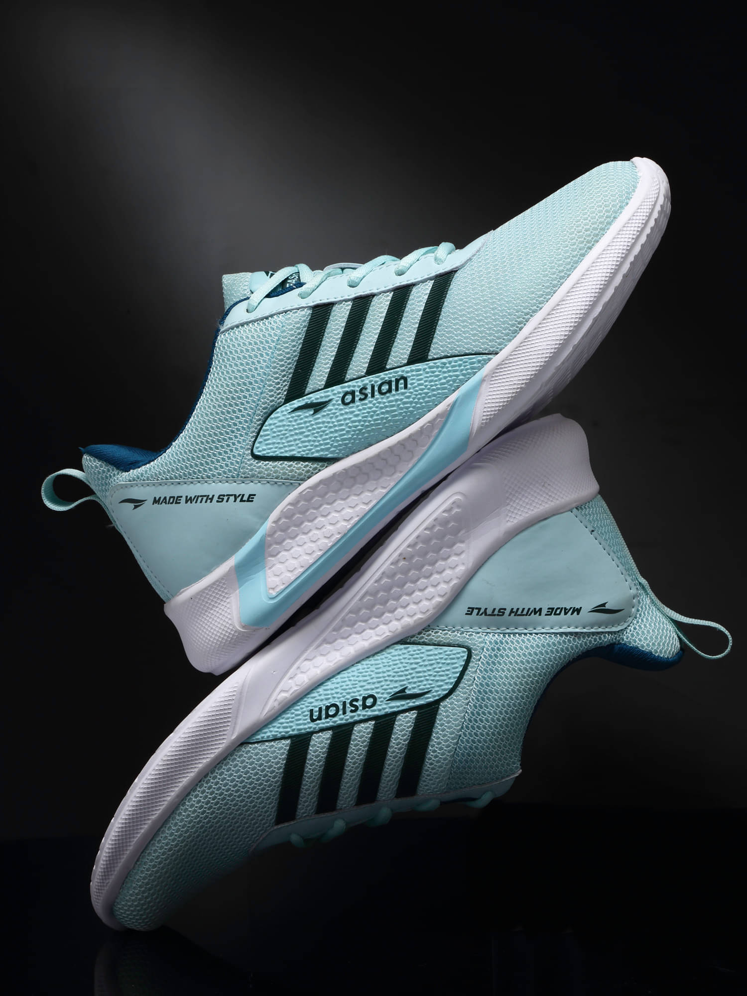     			ASIAN - Turquoise Women's Running Shoes