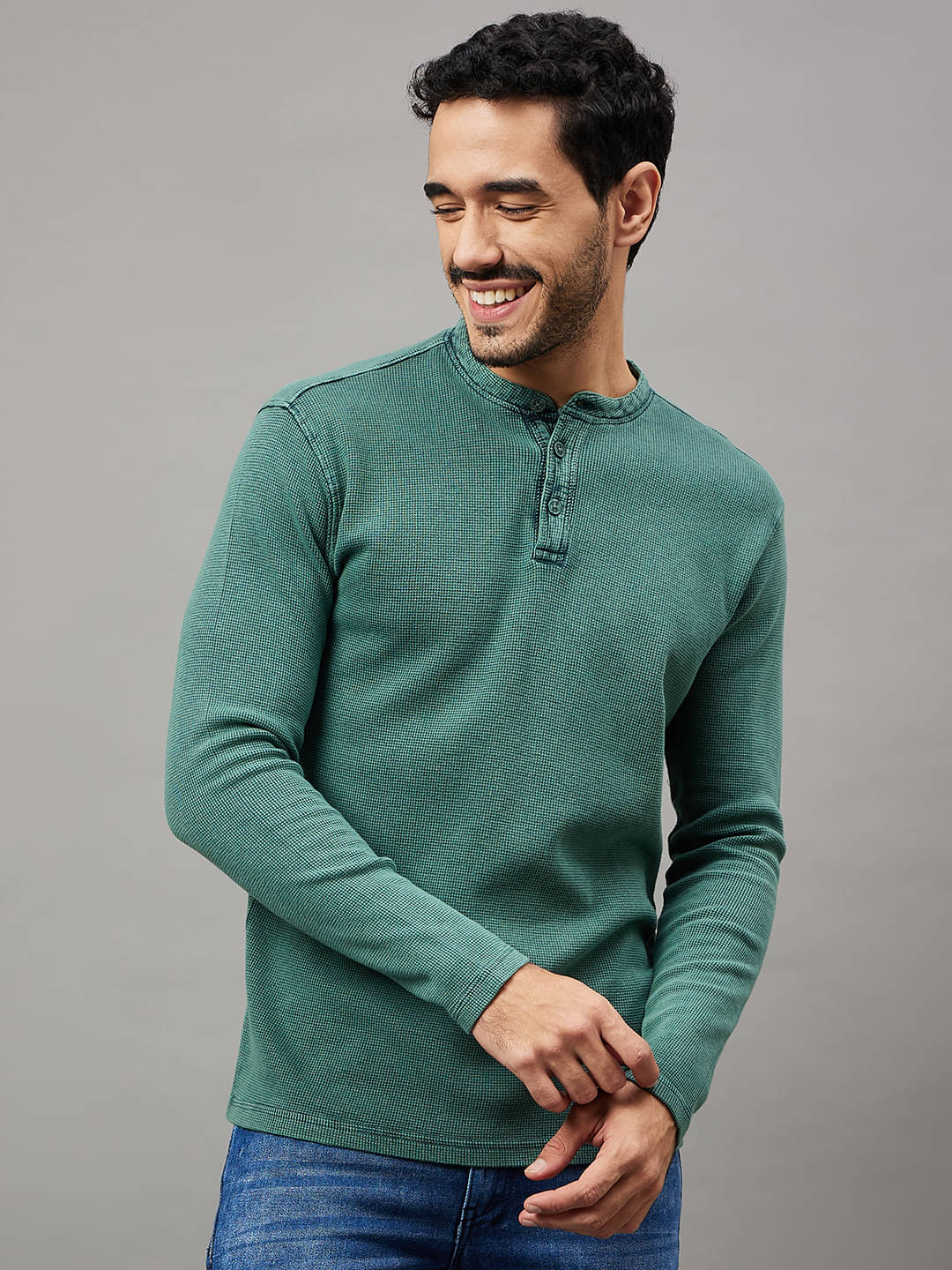     			Club York Pack of 1 Cotton Blend Regular Fit Men's T-Shirt ( Green )