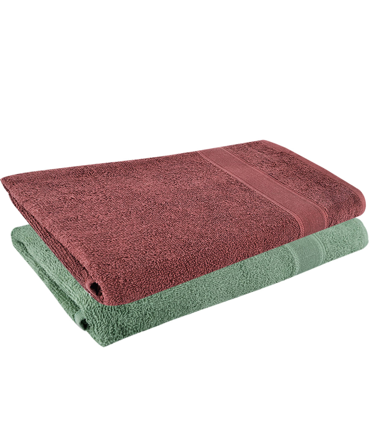 Dollar Cotton Striped 500 -GSM Bath Towel ( Pack of 2 ) - Multicolor - Towels | Buy online on ZillyBuy