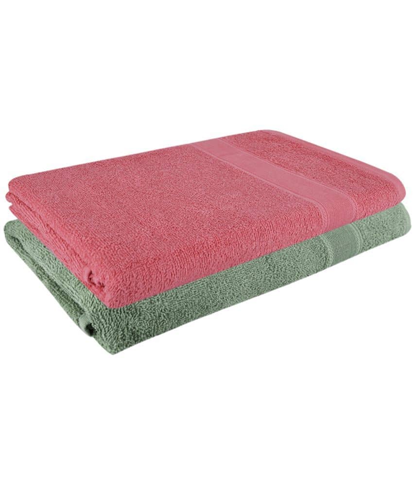 Dollar Cotton Striped 500 -GSM Bath Towel ( Pack of 2 ) - Multicolor - Towels | Buy online on ZillyBuy