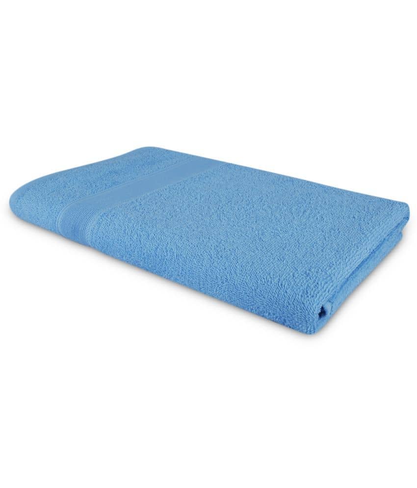 Dollar Cotton Striped 500 -GSM Bath Towel ( Pack of 1 ) - Blue - Towels | Buy online on ZillyBuy