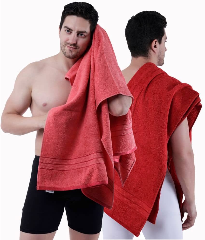 Dollar Cotton Striped 500 -GSM Bath Towel ( Pack of 2 ) - Multicolor - Towels | Buy online on ZillyBuy