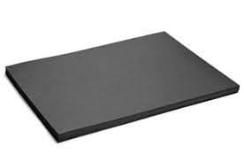     			Eclet 40 pcs BLACK Color Sheets (180-240 GSM) Copy Printing Papers/Art and Craft Paper A4 Sheets Double Sided Colored Origami Folding School, Office Stationery (Black)