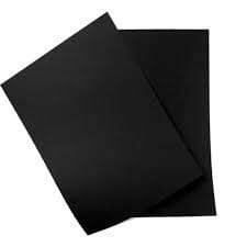    			Eclet 40 pcs Black Color Sheets (180-240 GSM) Copy Printing Papers/Art and Craft Paper A4 Sheets Double Sided Colored Origami Folding School, Office Stationery