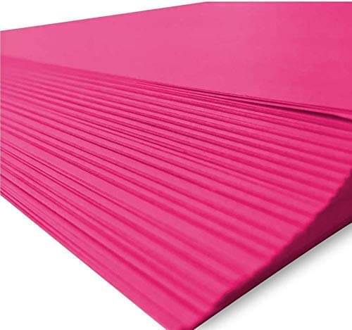 Eclet 40 pcs PINK Sheets (180-240 GSM) Copy Printing Papers/Art and Craft Paper A4 Sheets Double Sided Colored Origami Folding School, Office Stationery (Pink) Eclet 40 pcs PINK Sheets (180-240 GSM) Copy Printing Papers/Art and Craft Paper A4 Sheets Double Sided Colored Origami Folding School, Office Stationery (Pink)