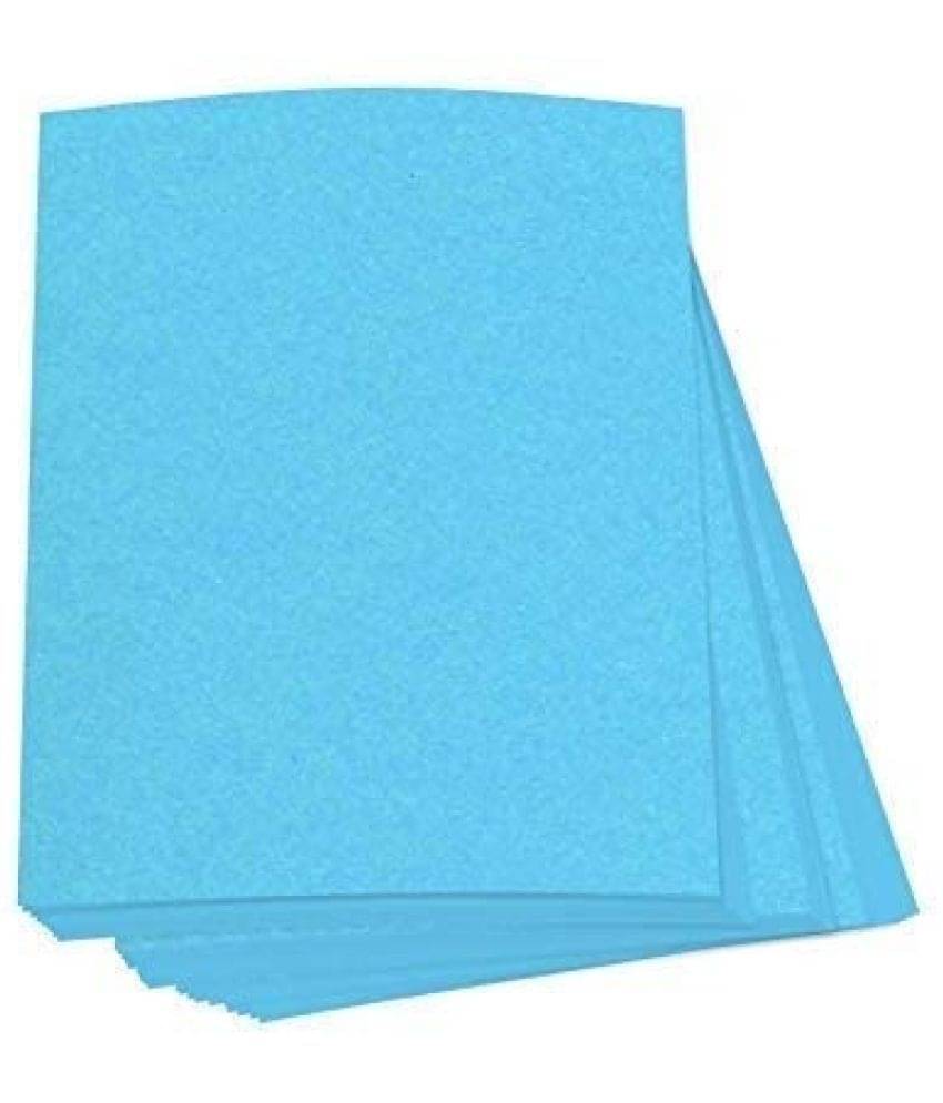     			Eclet 40 pcs SKY BLUE Color Sheets (180-240 GSM) Copy Printing Papers/Art and Craft Paper A4 Sheets Double Sided Colored Origami Folding School, Office Stationery (Sky Blue)