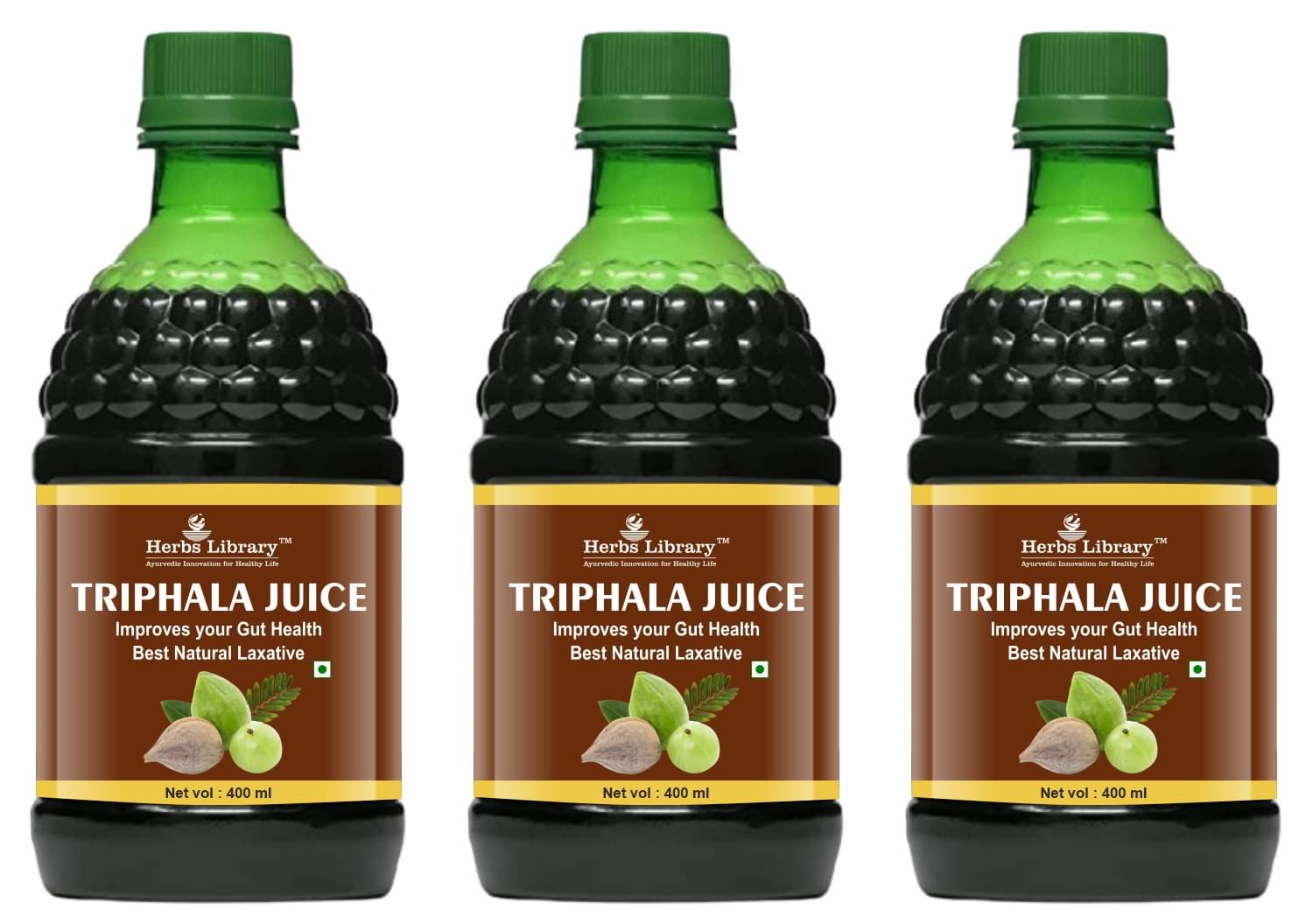     			Herbs Library Vitamin C Shake 400 ml ( Pack of 3 )