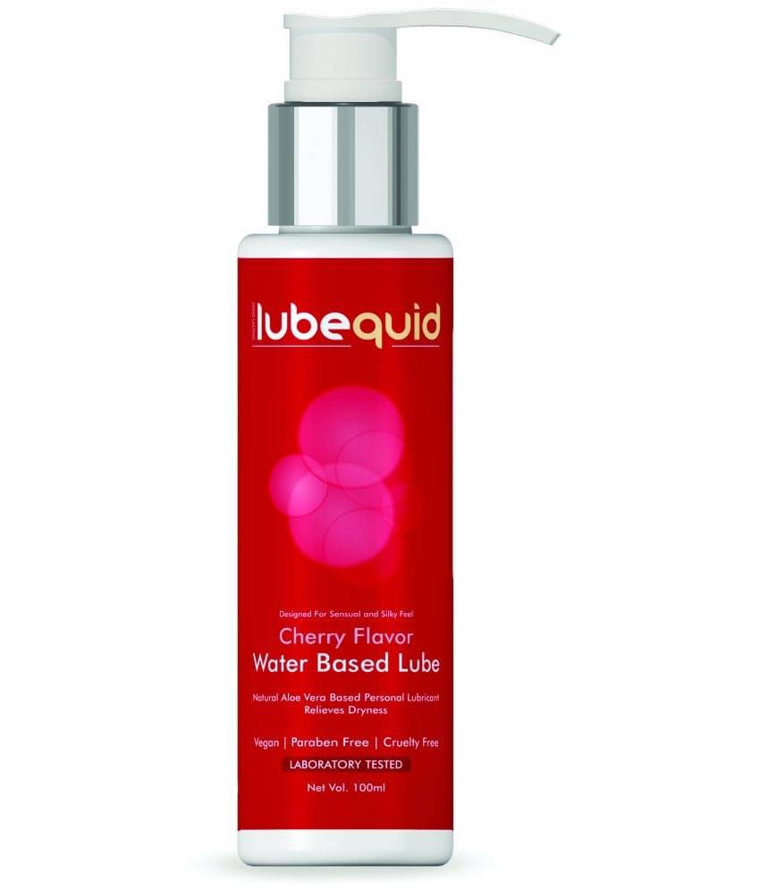 Lubequid Water-Based Personal Lubricant, 100 ML Bottle- 2 in 1 Lubricant & massage Gel for Men and Women ~ Water Based Lube ~ Skin Friendly, Silicone and Paraben Free, Cherry Flavoured Lubequid Water-Based Personal Lubricant, 100 ML Bottle- 2 in 1 Lubricant & massage Gel for Men and Women ~ Water Based Lube ~ Skin Friendly, Silicone and Paraben Free, Cherry Flavoured