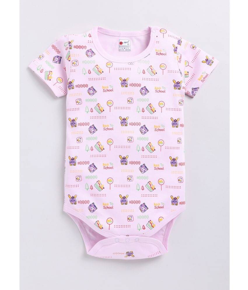     			Mars Infiniti Pink Cotton Rompers For Unisex ( Pack of 1 )