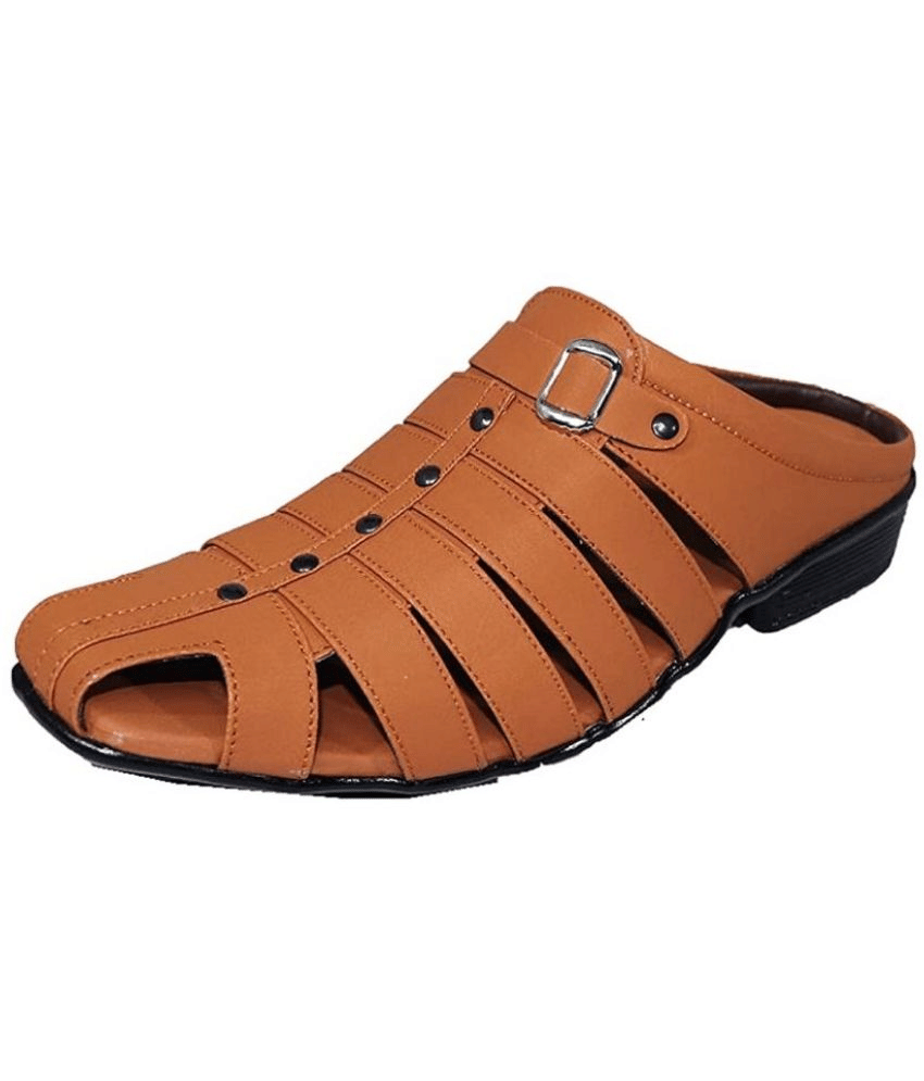 RAGE GAZE - Tan Men's Sandals