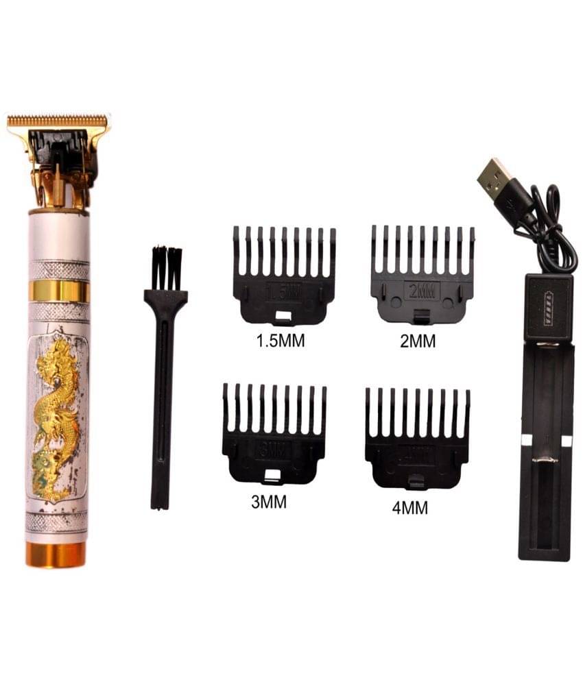     			WAER WA-1927 White Cordless Beard Trimmer With 60 minutes Runtime