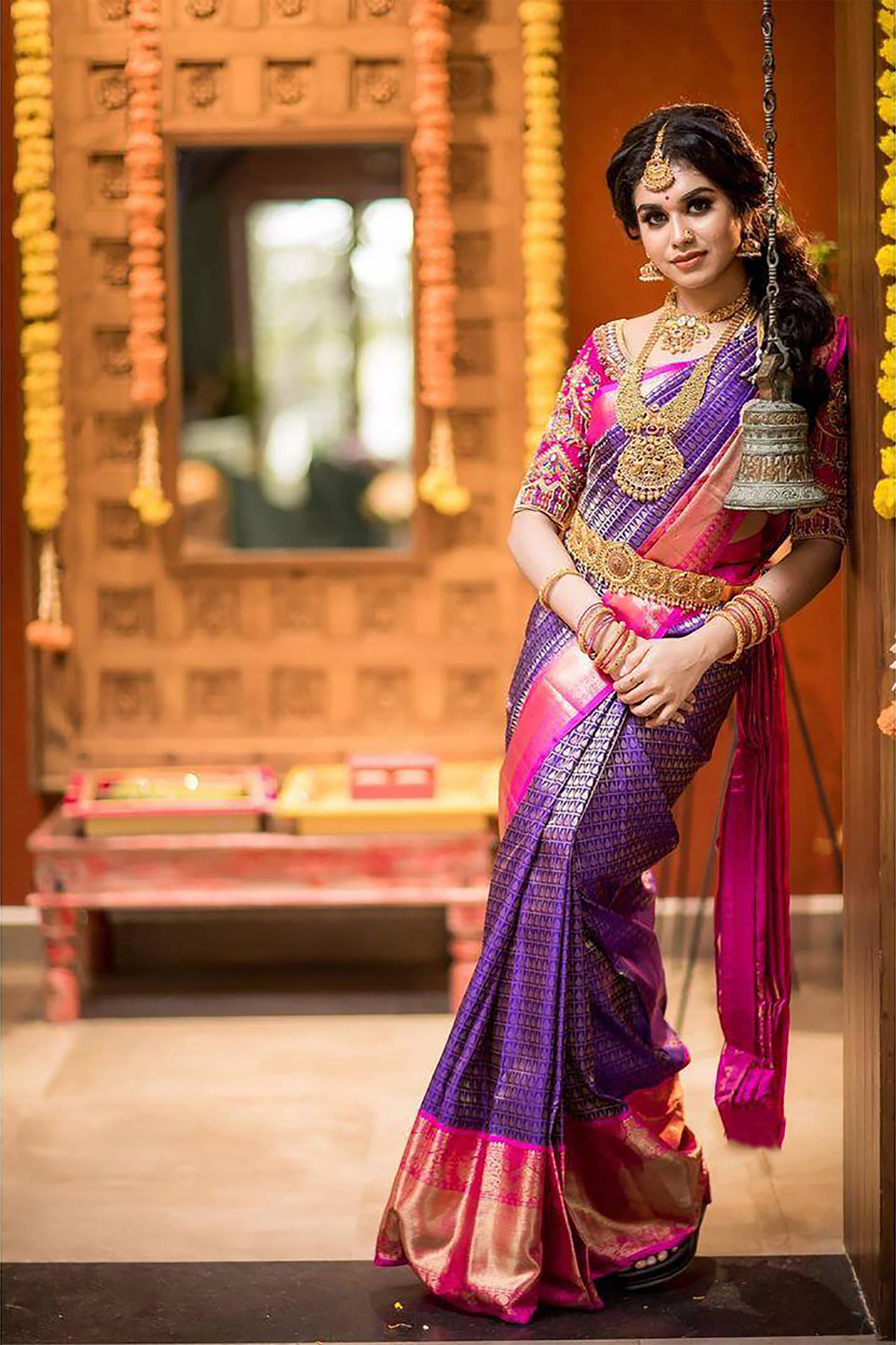 Anjanaya sarees Banarasi Silk Woven Saree With Unstitched Blouse Piece ( Blue ) Anjanaya sarees Banarasi Silk Woven Saree With Unstitched Blouse Piece ( Blue )
