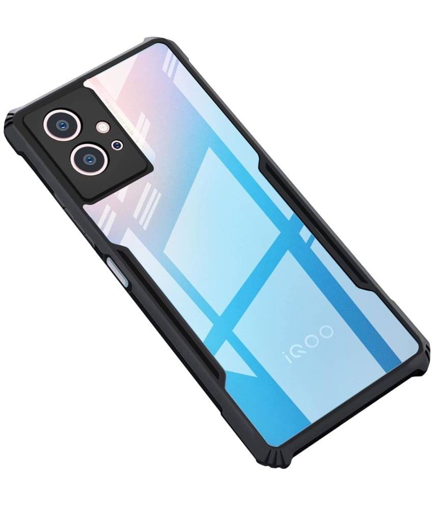 Case Vault Covers Shock Proof Case Compatible For Polycarbonate iQOO Z6 5G ( Pack of 1 ) Case Vault Covers Shock Proof Case Compatible For Polycarbonate iQOO Z6 5G ( Pack of 1 )
