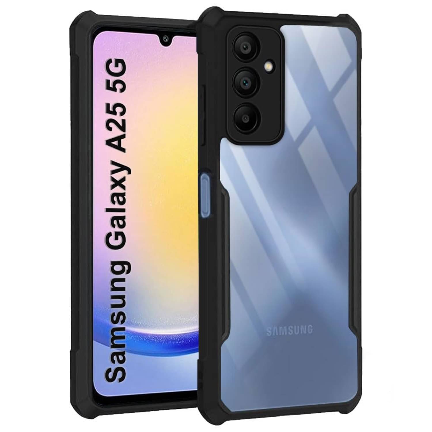 Case Vault Covers Shock Proof Case Compatible For Polycarbonate Samsung Galaxy A25 5G ( Pack of 1 )     			Case Vault Covers Shock Proof Case Compatible For Polycarbonate Samsung Galaxy A25 5G ( Pack of 1 )