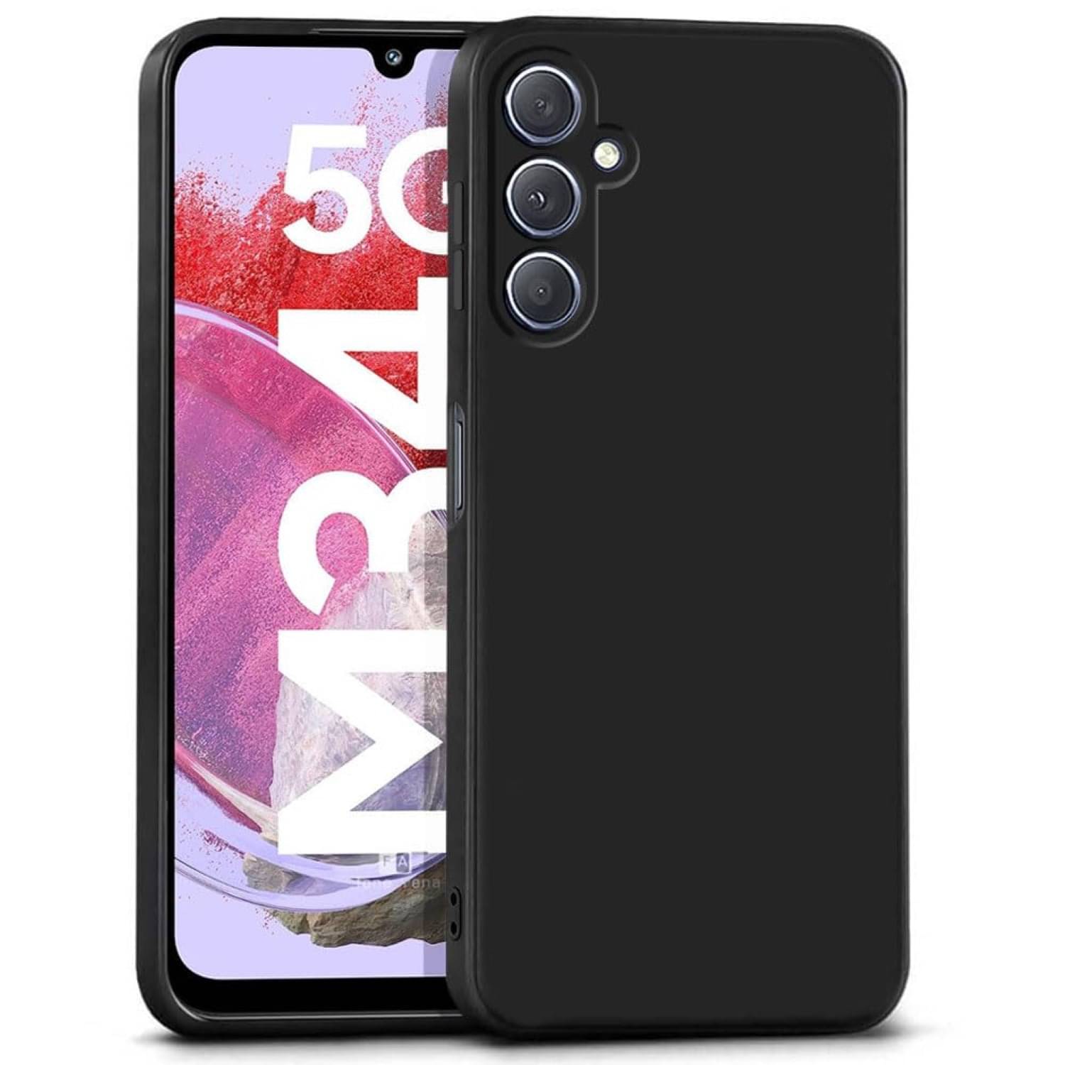 Case Vault Covers Silicon Soft cases Compatible For Silicon Samsung Galaxy M34 5G ( Pack of 1 ) Case Vault Covers Silicon Soft cases Compatible For Silicon Samsung Galaxy M34 5G ( Pack of 1 )