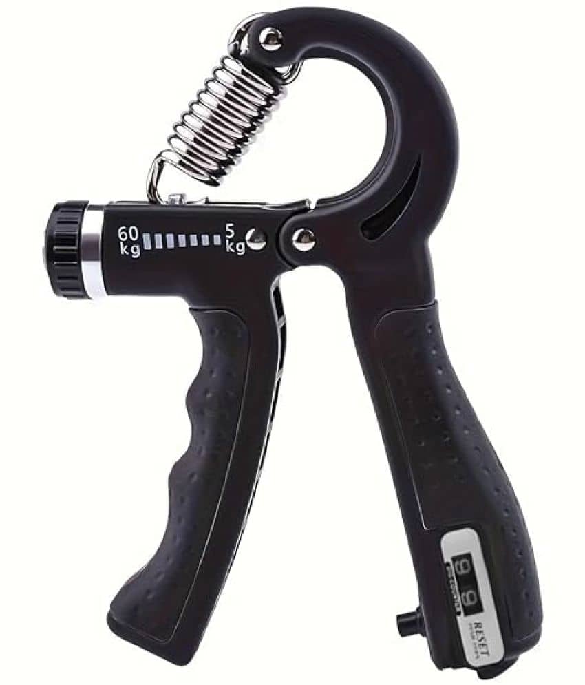 Counter Hand Grip  Weight Adjustable Professional Counter Hand Gripper for Men & Women Counter Hand Grip,Finger Exerciser, Power Gripper,Black  Pack of 1 - Sports and Fitness Equipment | Buy online on ZillyBuy