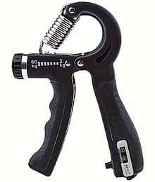 Shopeleven Counter Hand Grip Weight Adjustable Professional Counter Hand Gripper for Men & Women Counter Hand Grip,Finger Exerciser, Power Gripper,Black Pack of 1