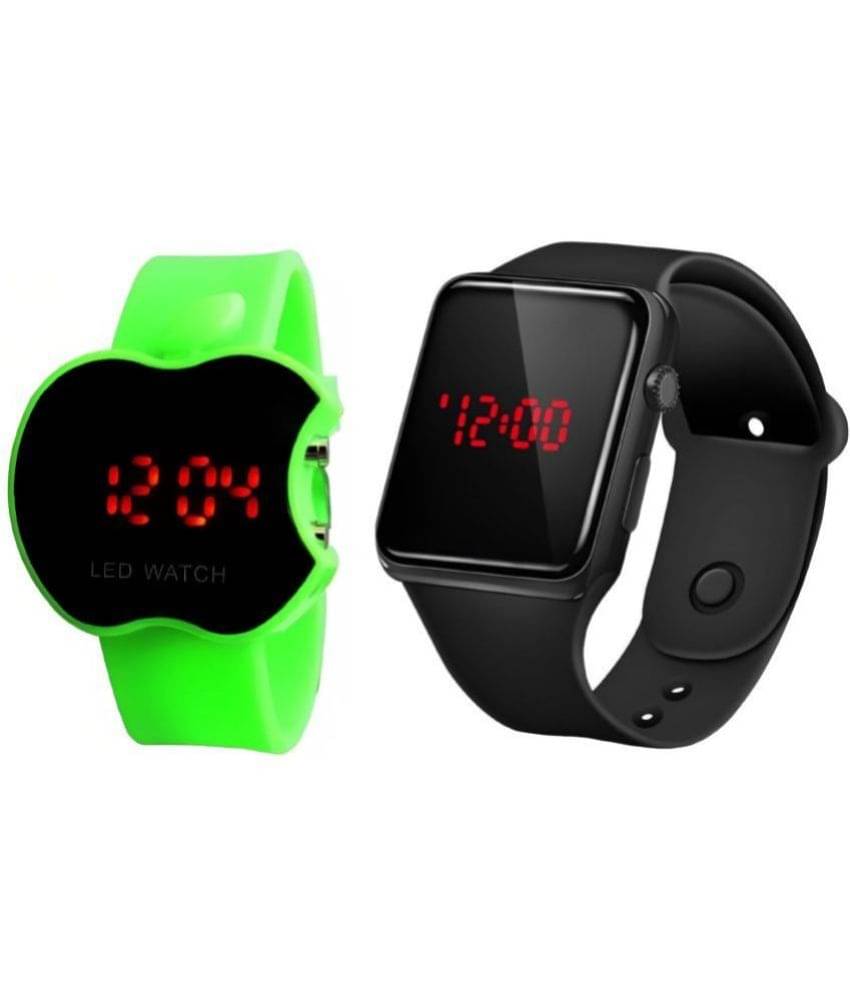 DECLASSE Black Dial Digital Boys Watch ( Pack Of 2 ) DECLASSE Black Dial Digital Boys Watch ( Pack Of 2 )