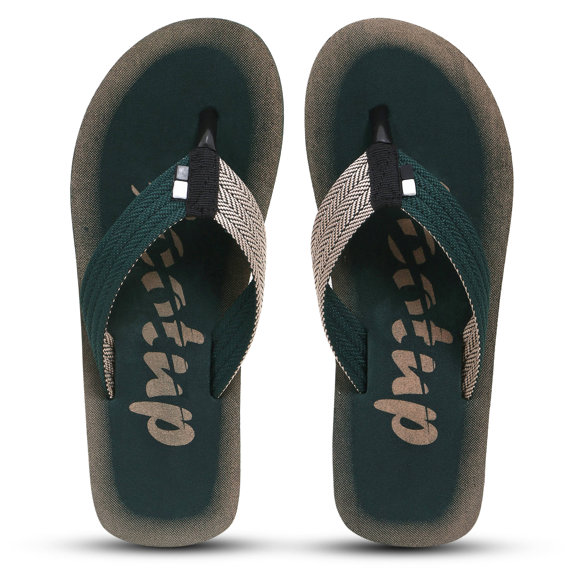     			Footup Green Men's Daily Slipper