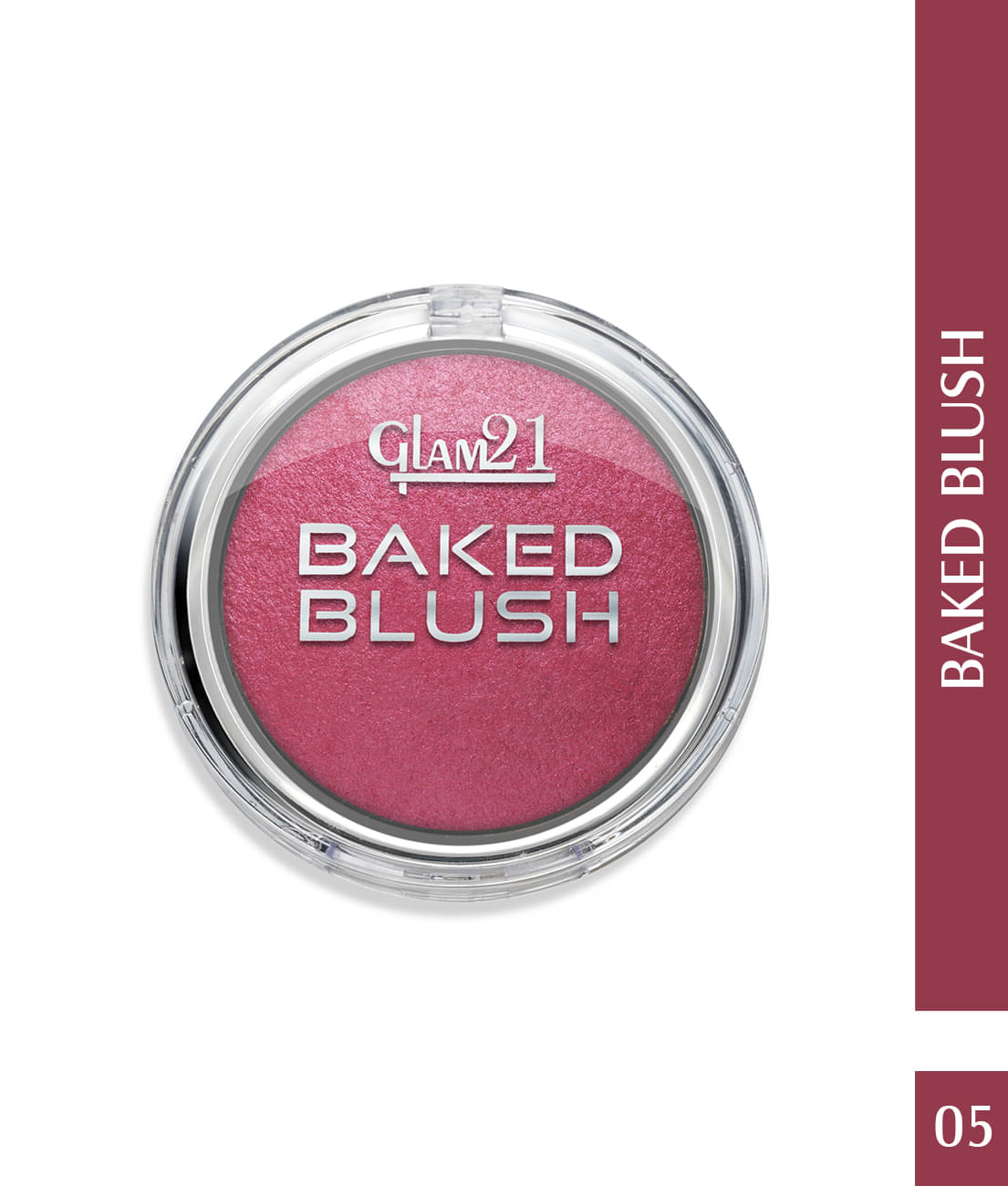     			Glam21 Baked Blusher Highly Pigmented Formula Long-lasting Illuminating Texture 6gm Shade-05