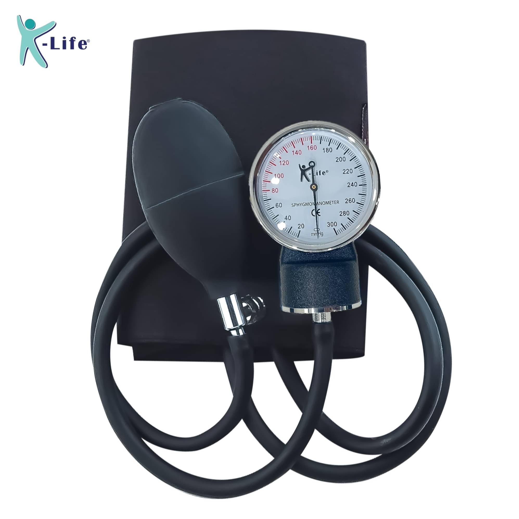     			K-life Aneroid Manual Sphygmomanometer & Pressure Gauge Blood Pressure Machine Bp Monitor (Black)