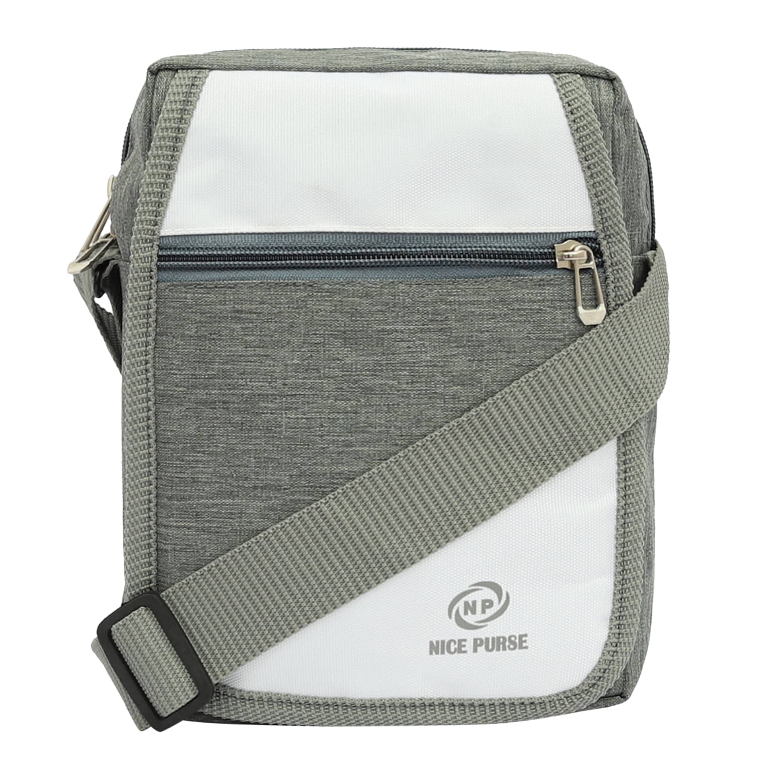 Nice Purse Grey Solid Messenger Bag - Handbags | Buy online on ZillyBuy
