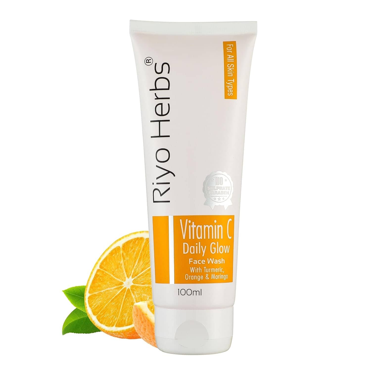 Riyo Herbs Vitamin C Face Wash with the Goodness of Vitamin C & Turmeric - 100ml