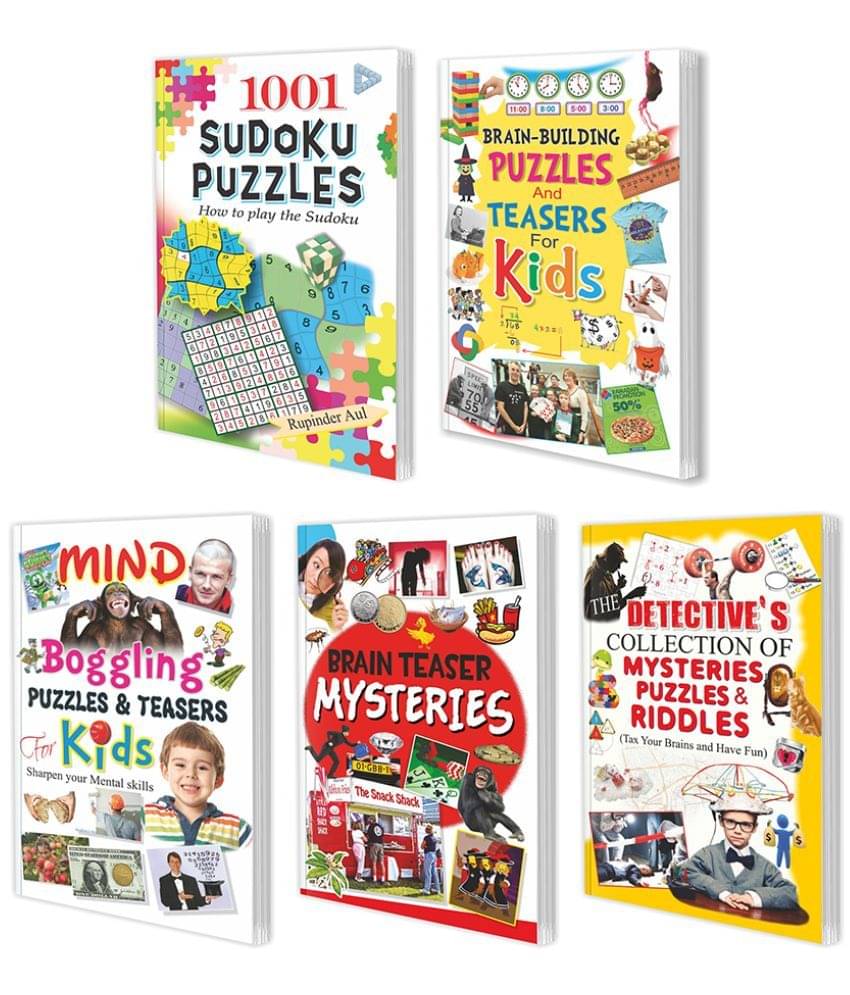 Self Improvement Puzzles | Set of 5 Activities Books Self Improvement Puzzles | Set of 5 Activities Books