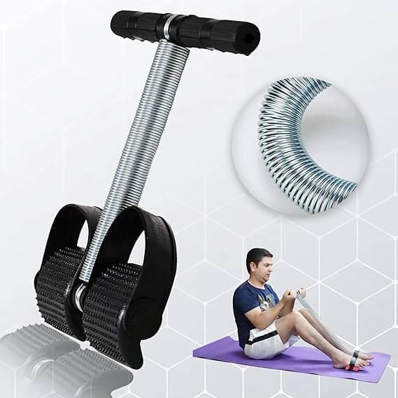 Tummy Trimmer Single Spring Ab Exerciser Fat Burner for Men & Women Ab Exerciser Pack of 1 Tummy Trimmer Single Spring Ab Exerciser Fat Burner for Men & Women Ab Exerciser Pack of 1