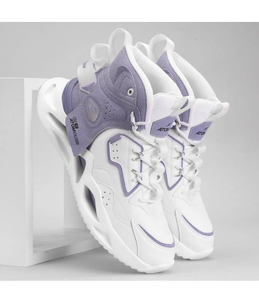     			ATOM Chroma Kick White Men's Sneakers