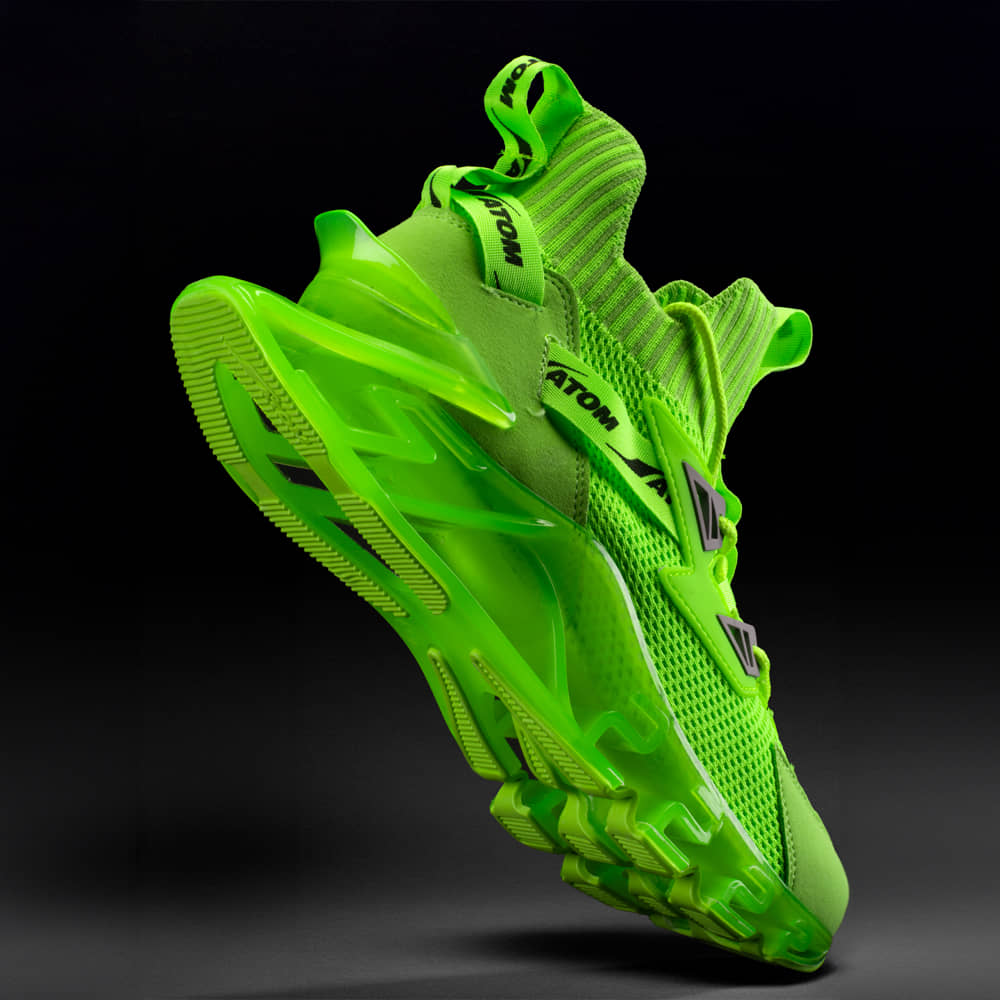 ATOM Spring Edge Alpha 2 Green Men's Sneakers - Casual Shoes | Buy online on ZillyBuy