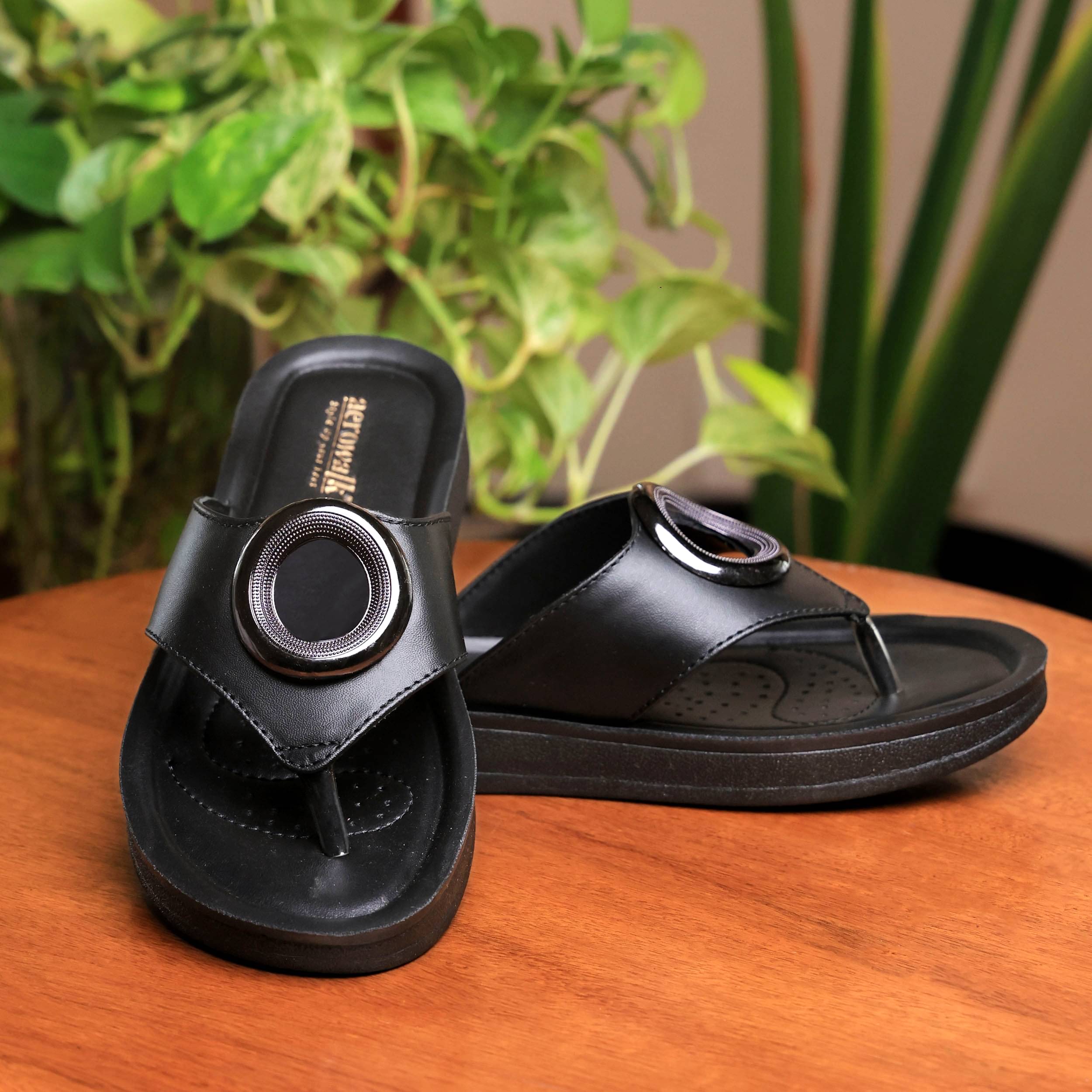 Aerowalk Black Women's Flats Aerowalk Black Women's Flats