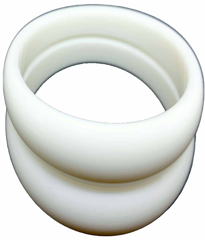 Bovzen White Bangle ( Pack of 2 ) - Bangles & Bracelets | Buy online on ZillyBuy