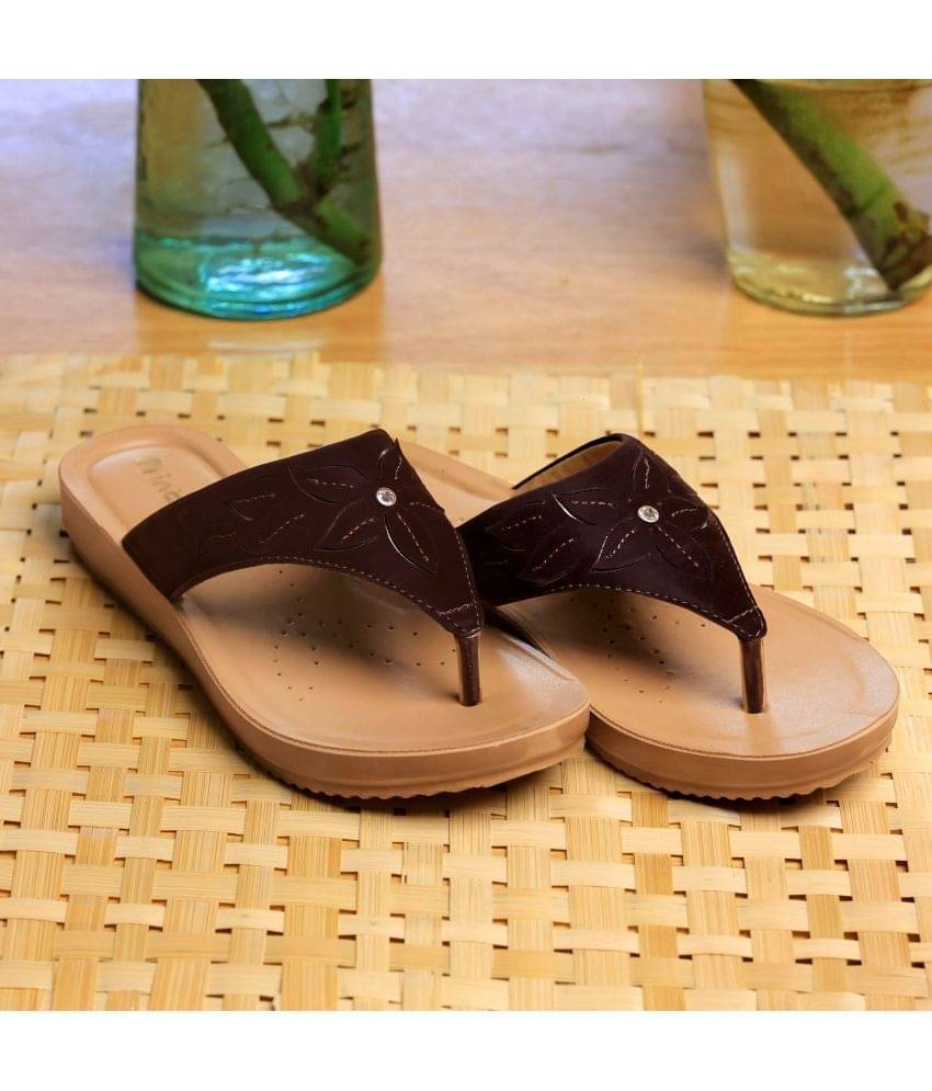     			Inblu Brown Women's Flats