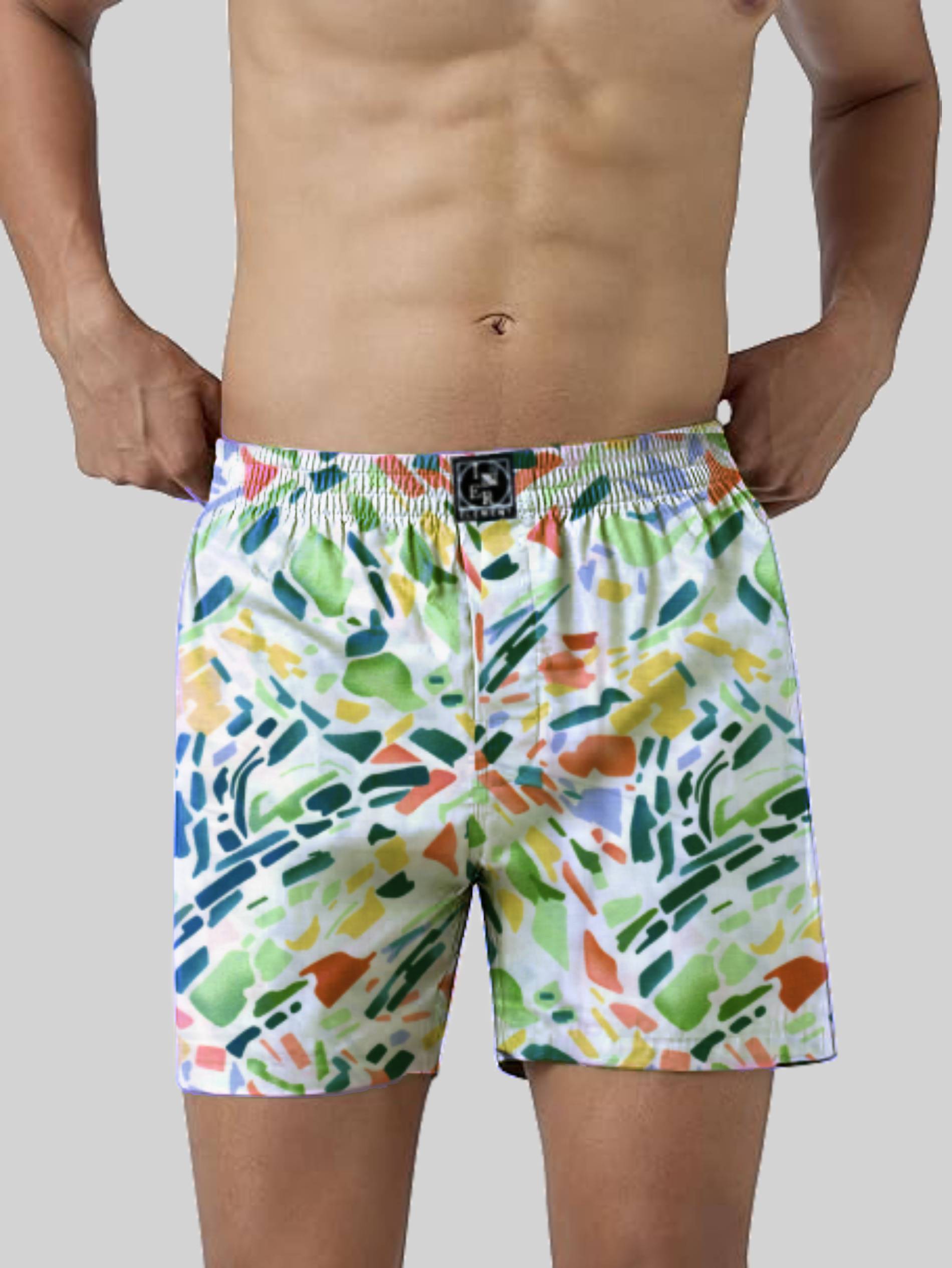 Inner Element Pack of 1 Cotton Boxers For Men's ( Multi ) Inner Element Pack of 1 Cotton Boxers For Men's ( Multi )