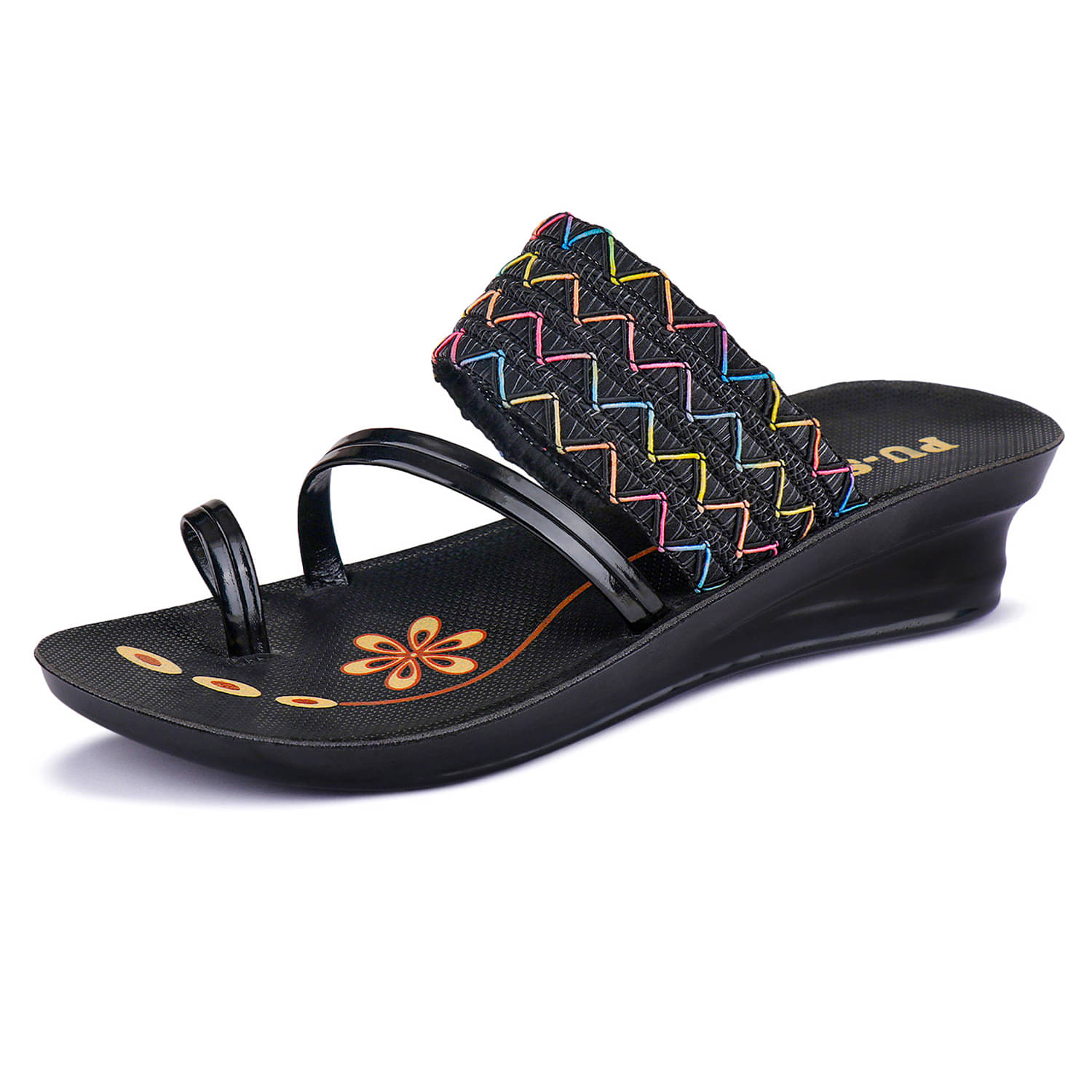     			PENNEN Black Women's Flats