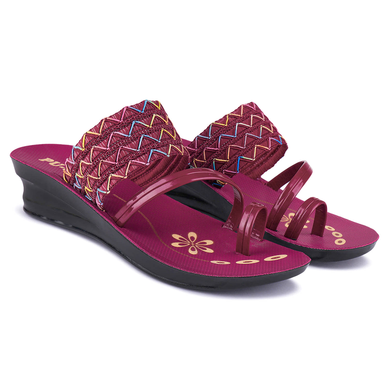 PENNEN Maroon Women's Flats