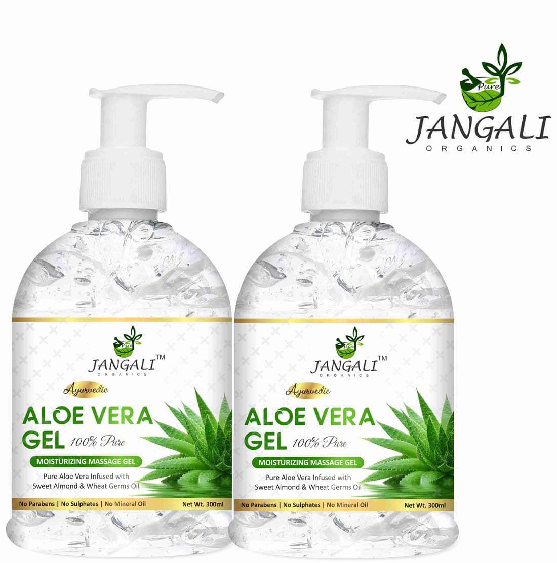 PURE Jangali ORGANICS 100% PURE Aloe Vera Gel for Beautiful Face, Skin & Hair 600ML PURE Jangali ORGANICS 100% PURE Aloe Vera Gel for Beautiful Face, Skin & Hair 600ML