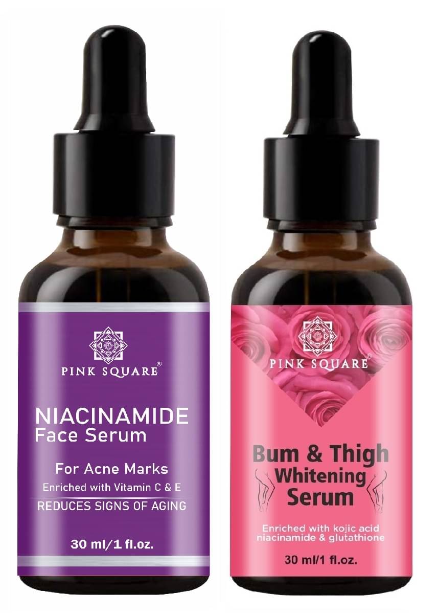 pink square Face Serum Saffron Daily Care For All Skin Type ( Pack of 2 ) pink square Face Serum Saffron Daily Care For All Skin Type ( Pack of 2 )