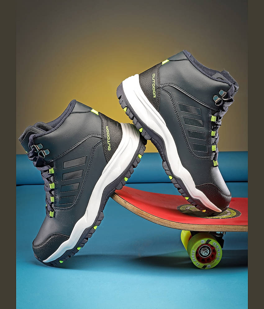 Action Navy Men's Hiking & Trekking Boots