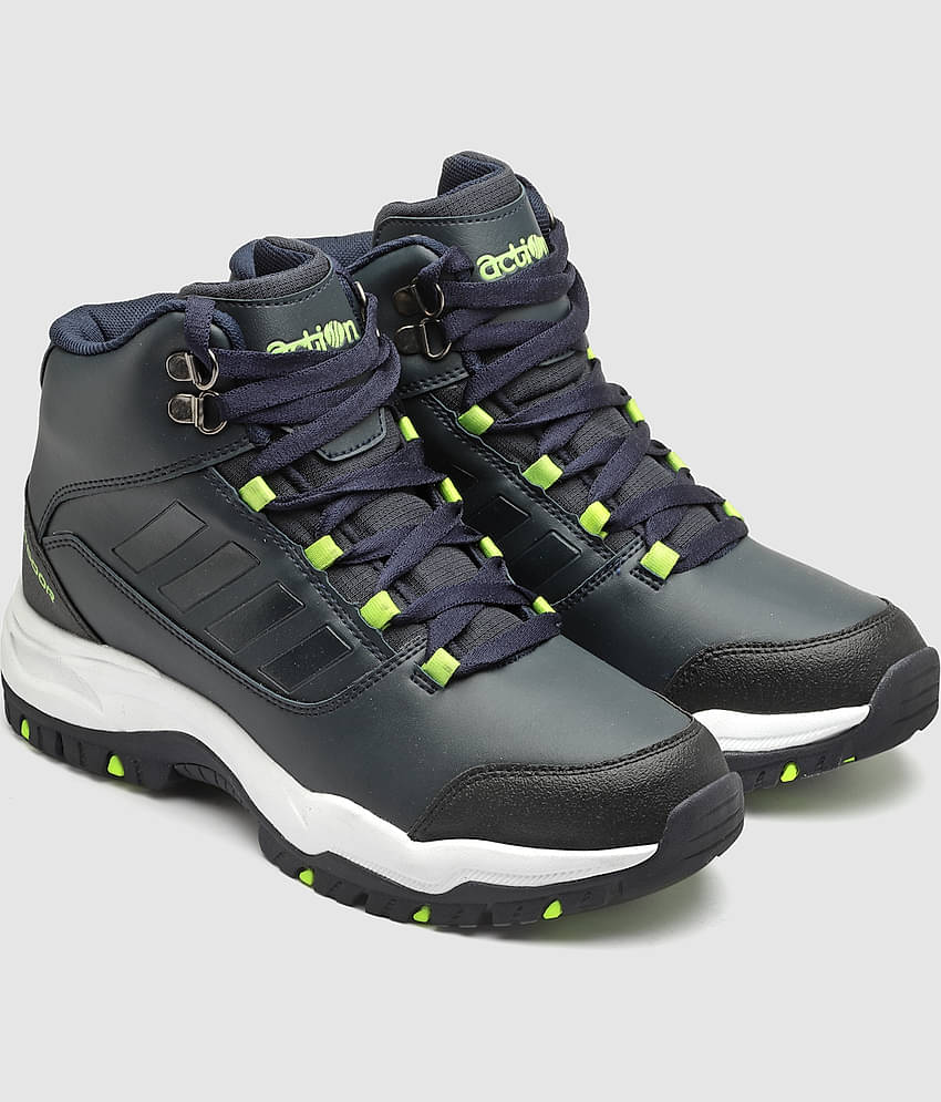 Action Navy Men's Hiking & Trekking Boots