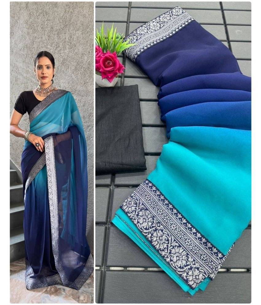 Aika Silk Blend Solid Saree With Unstitched Blouse Piece ( Pink ) Aika Silk Blend Solid Saree With Unstitched Blouse Piece ( Pink )