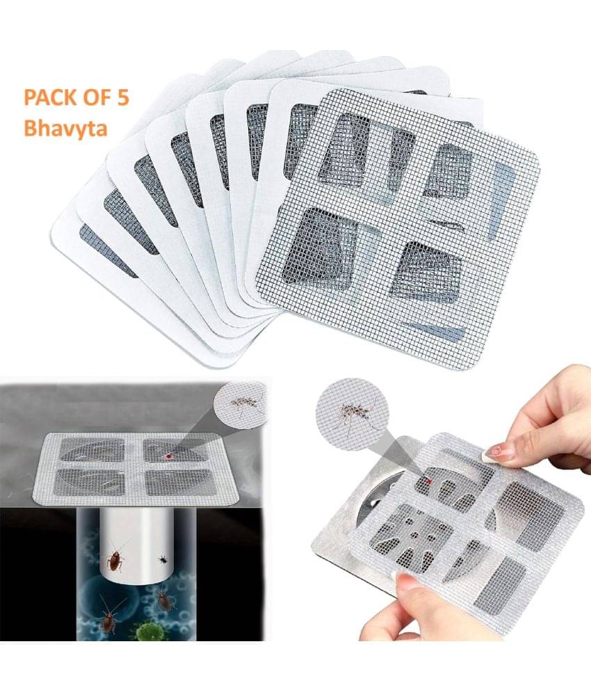 Bhavyta Drain Hair Catcher Mesh Drain Cleaner Pad Disposable Drain Hair Catcher 50 Bhavyta Drain Hair Catcher Mesh Drain Cleaner Pad Disposable Drain Hair Catcher 50