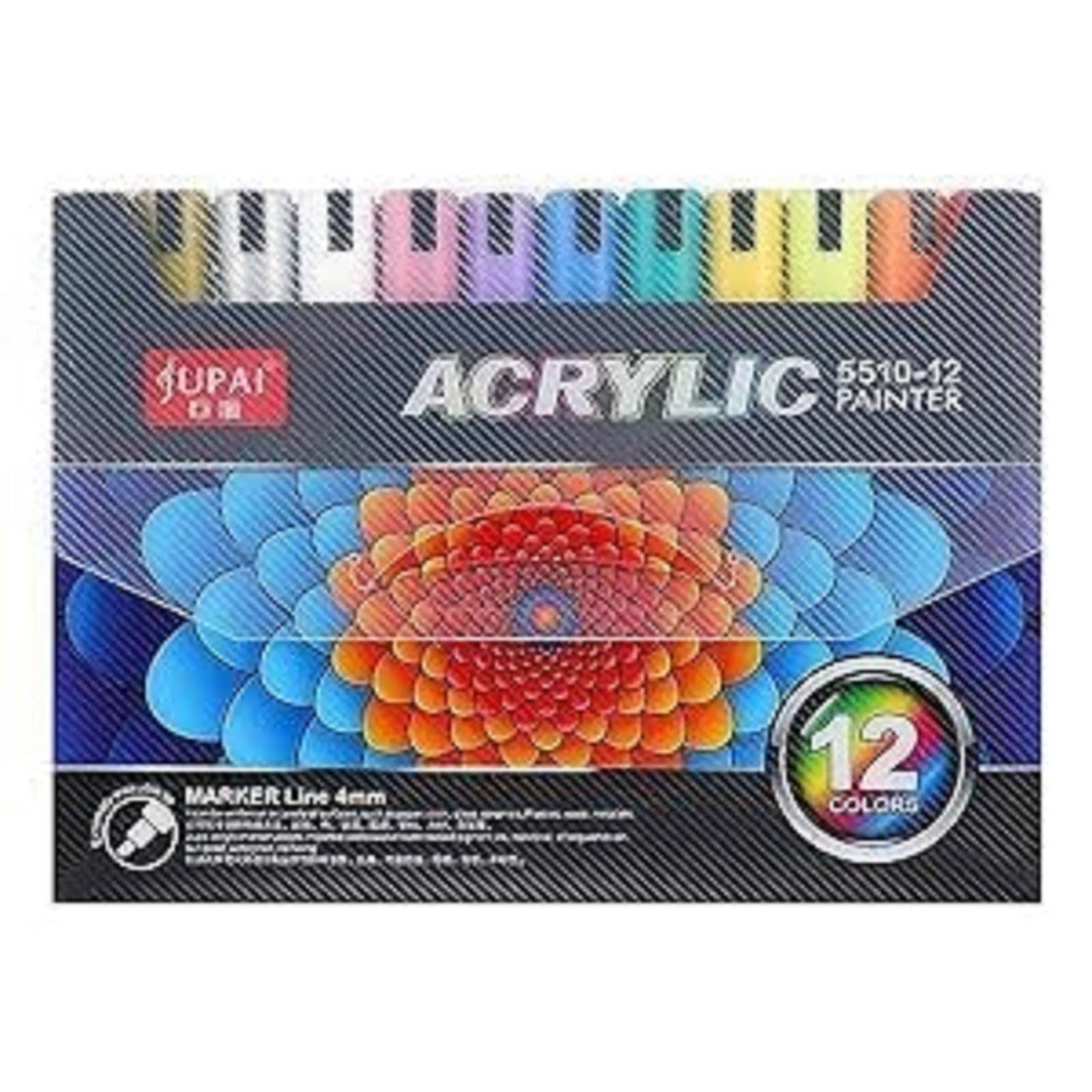 Bluedeal Acrylic Marker Pens Mixed color